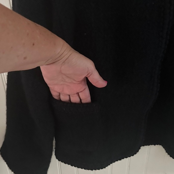 Charter Club Black Tweed Blazer Jacket sz 16 - Picture 8 of 13